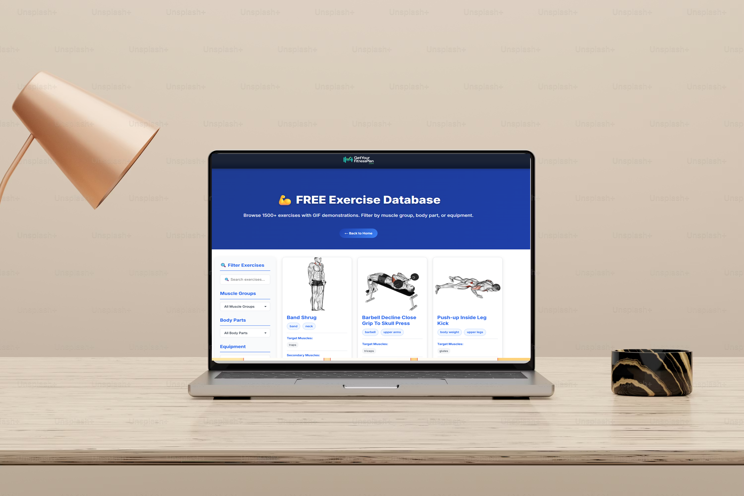 Over 1000 free exercise instructions